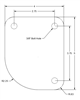 4.5" x 6.0" Radius Cage Plates