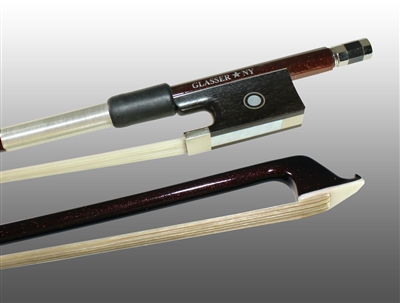 VIOLIN BOW ADVANCED COMPOSITE, FULLY-LINED EBONY FROG, NICKEL WIRE GRIP