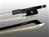 VIOLA BOW CARBON GRAPHITE, FULLY-LINED EBONY FROG, NICKEL WIRE GRIP