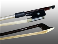 CELLO BOW ADVANCED COMPOSITE, FULLY-LINED EBONY FROG, NICKEL WIRE GRIP