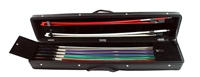 SIX - EIGHT BOW CASE: VIOLIN, VIOLA, OR CELLO