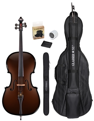 CARBON COMPOSITE ACOUSTIC CELLO 1/2 OUTFIT