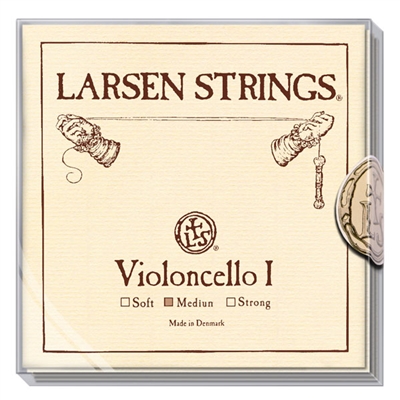 LARSEN CELLO SET MEDIUM PLUS E