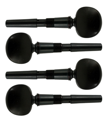 PERFECTION PEG 3/4-1/2CELLO 12MM SET EBONY SWISS