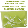 Wheatgrass Juice, Avocado and Lime Detox Bar