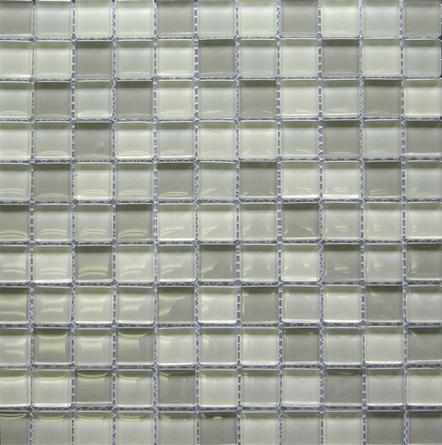 Wild Coast Multi 1x1 Shiny Glass Mosaic