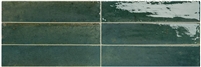 2.5 x 9.5 Alchemist Venetian Green Italian Wall Porcelain Tile