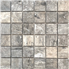 2x2 Silver Premium Honed Filled Travertine Mosaic Tile Backsplash Floor Wall