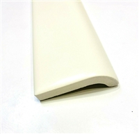 2x6 Biscuit Matte Ceramic Tile Sanitary Mudcap Wall Trim