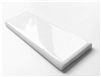 2x6 White Ceramic Bullnose Wall Tile