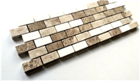 Brick Design 3 7/8"x12" Decorative Border Wall Floor Tile Backsplash Bathroom