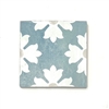 4.5x4.5 Magnolia Collection Turquoise Pattern 1 Porcelain Floor Wall Tile Pool