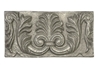 6x12 Firenze Silver Metallic Resin Decor Accent Art Craft Tile