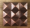 Copper Genuine Decorative Handmade Metal Pyramid 1x1 Decorative Insert Piece