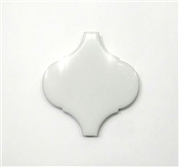 Lantern White 2 7/6"x 3" Porcelain Tile Decorative Accent Insert Backsplash Wall