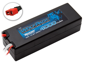 ASC756 Wolfpack LiPo Battery, 4S 14.8V 4000mAh 35C