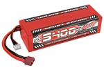 COR49445 5400mAh 11.1v 3S 50C Hardcase Sport Racing LiPo Battery with