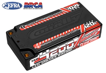 COR49600 4200mAh 7.6v 2S 120C Voltax LCG Shorty Hardcase Lipo