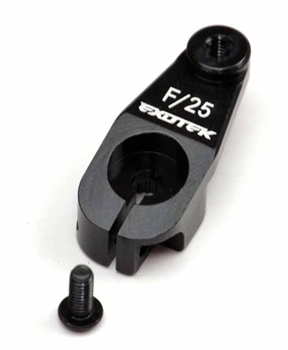 EXO1547BLK Exotek AE Heavy Duty Servo Horn, 7075 Futaba 25 spline