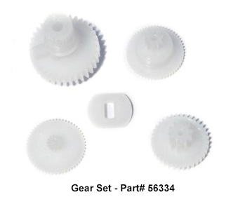 HRC56334 Nylon Gear Set for HS-425BB, HS-422