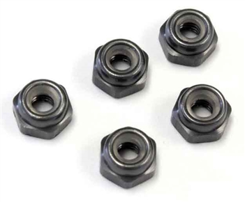 KYO1-N2630NA-GM Kyosho Aluminum Nylon Nut Gunmetal M2.6x3.0mm - package of 5