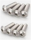 KYO1-S13010HT Kyosho Titanium Button Hex Screw M3x10mm - Package of 8