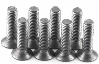 KYO1-S33012HT Kyosho Titanium Flat Head Hex Screw M3X12mm - Package of 8