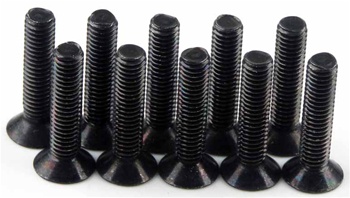 KYO1-S33014 Kyosho Flat Head Screw M3x14mm - Package of 10