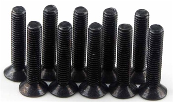 KYO1-S33016 Kyosho Flat Head Screw M3x16mm - Package of 10