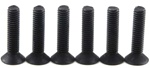 KYO1-S34018H Kyosho Flat Head Hex Screw M4x18mm - Package of 6