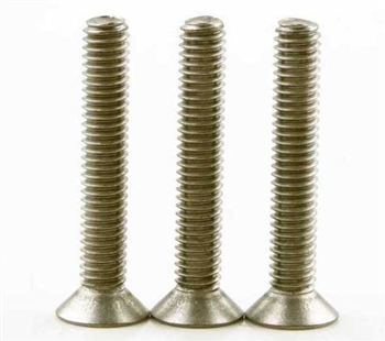KYO1-S34025HT Kyosho Titanium Flat Head Screw M4 x 25mm - Package of 3