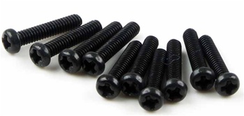 KYO1-S42010 Kyosho Round Head Screw M2x10mm - Package of 10