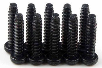 KYO1-S43015TP Kyosho Round Head Self-Tapping Screw M3x15mm - Package of 10