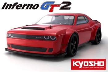 KYO33008B Kyosho Inferno GT2 Dodge Challenger SRT DEMON 2018 SPEC 1/8 GP 4WD RS