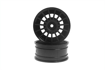 KYO92012BK Kyosho Aero 24 Wheel 15-Spoke in Black - Package of 2