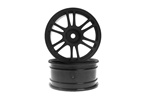 KYO92015BK Kyosho Wheel 12-Spoke/26mm/Black - Package of 2