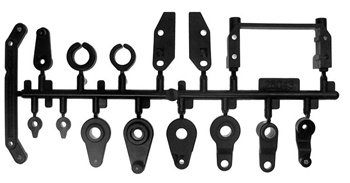 KYOFA006 Kyosho GP Fazer Linkage Crank Set