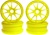 KYOIF139KY Kyosho 10 Spoke Wheels - Yellow - Package of 2