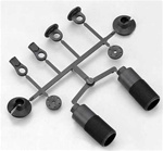 KYOIF232-01 Kyosho Inferno Front Plastic Shock Parts Set for Neo and VE Race Spec