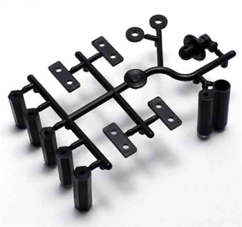 KYOIF278 Kyosho Inferno MP9 Readyset Body Mount Plastic Parts Set