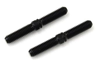 KYOIF287 Kyosho Inferno MP9 Rear Black Hard Upper adjust Rods - Package of 2