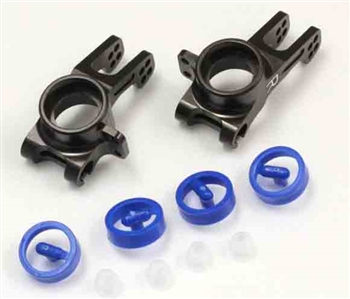 KYOIF490 Kyosho Inferno MP9 TKi4 Aluminum Rear Hub Carrier Gunmetal, 2mm Offset - Left and Right