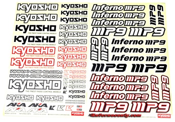 KYOIFD401 Kyosho Inferno MP9 Decal Sheet