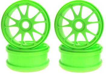 KYOIFH002KG Kyosho 10 Spoke Wheels - Green