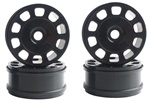 KYOIFH003BK Kyosho Inferno MP9 Black Slotted Wheels - Package of 4