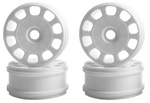 KYOIFH003W Kyosho Inferno MP9 White Slotted Wheels - Package of 4