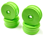 KYOIFH006KG Kyosho Inferno MP9 TKi4 Dish Wheel Green - Package of 4