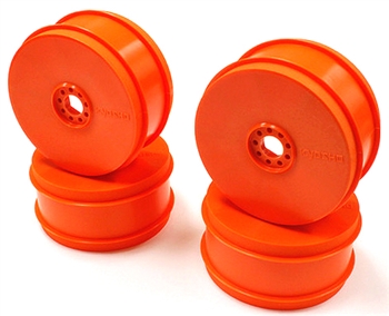 KYOIFH006KO Kyosho Inferno MP9 TKi4 Dish Wheel Orange - Package of 4