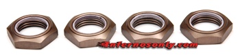 KYOIFW336GM Kyosho Inferno Nylon Locking Wheel Nuts Gun Metal - Package of 4