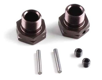 KYOIFW444GM Kyosho MP9 Wide Front Wheel Hubs - Package of 2